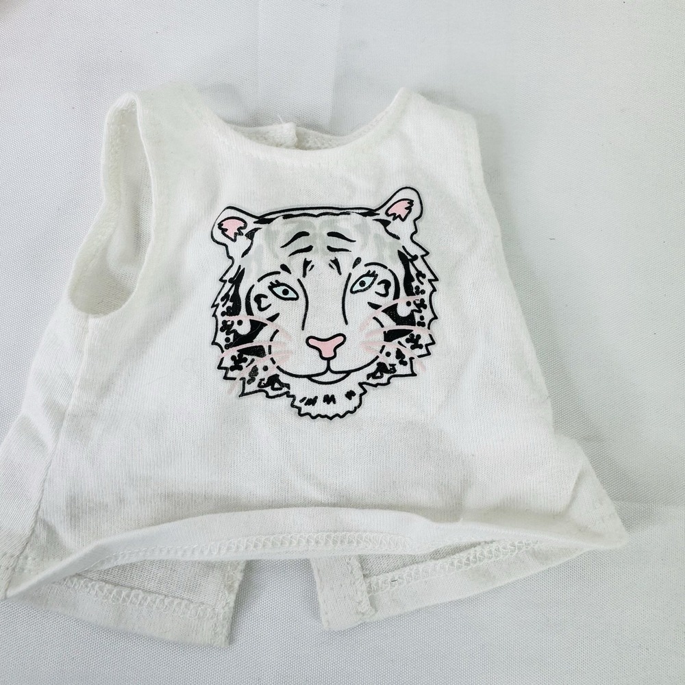 American Girl Sleeveless Shirt With‎ Lion Graphic